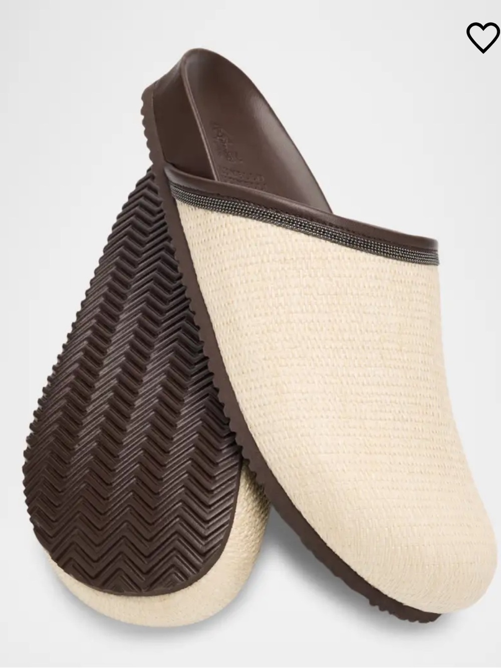 Brunello Cuccinelli Raffia mule. 7.5-8